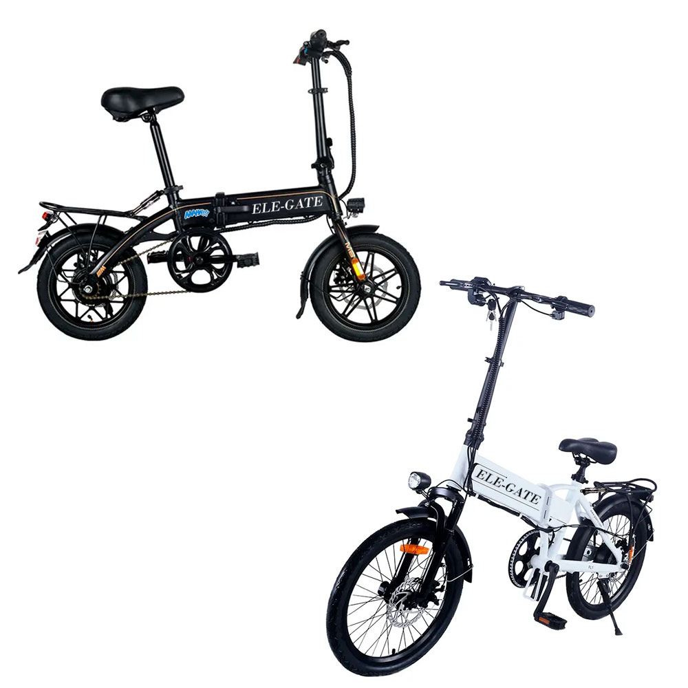 Bicicleta Electrica Plegable Ajustable Llantas 14 Pulgadas