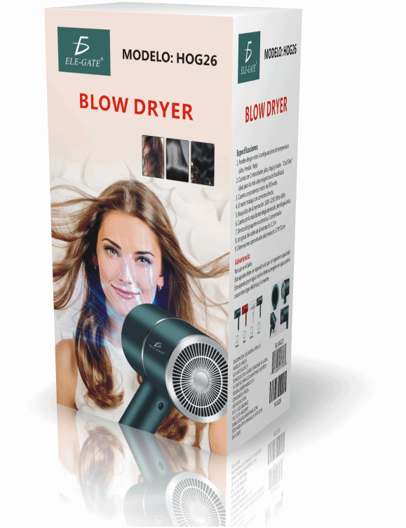 Secadora Cabello Pelo Electrica Profesional Portatil Viaje