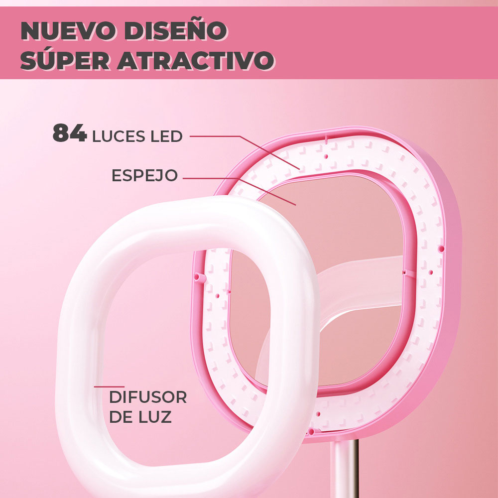 Aro De Luz Led Y3 Celular Foto Video Maquillaje