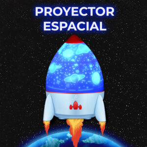 Lámpara Proyector Bocina Estrellas Para Niños Luces Led