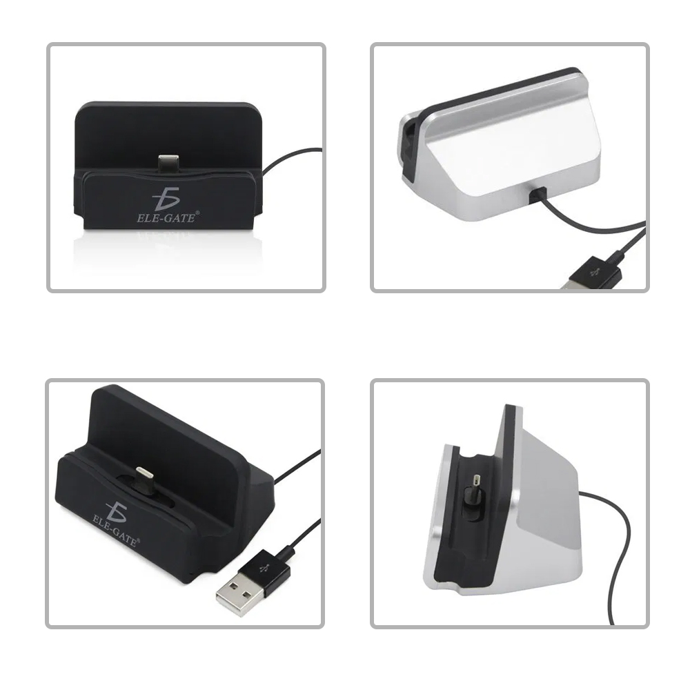 Cargador Rápido Base Soporte Alámbrico Celular Type C