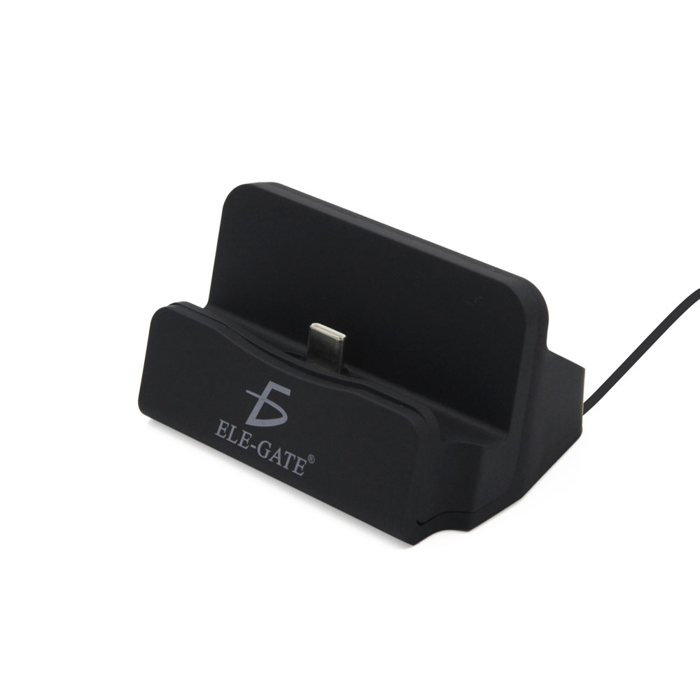 Cargador Rápido Con Base Soporte Alámbrico Para Andorid Celular Type C