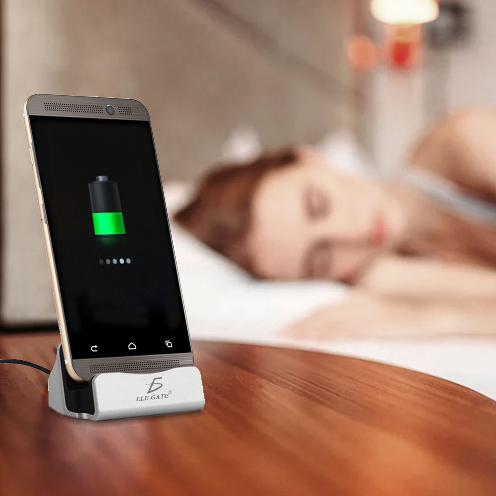 Cargador Rápido Con Base Soporte Alámbrico Para Andorid Celular Type C