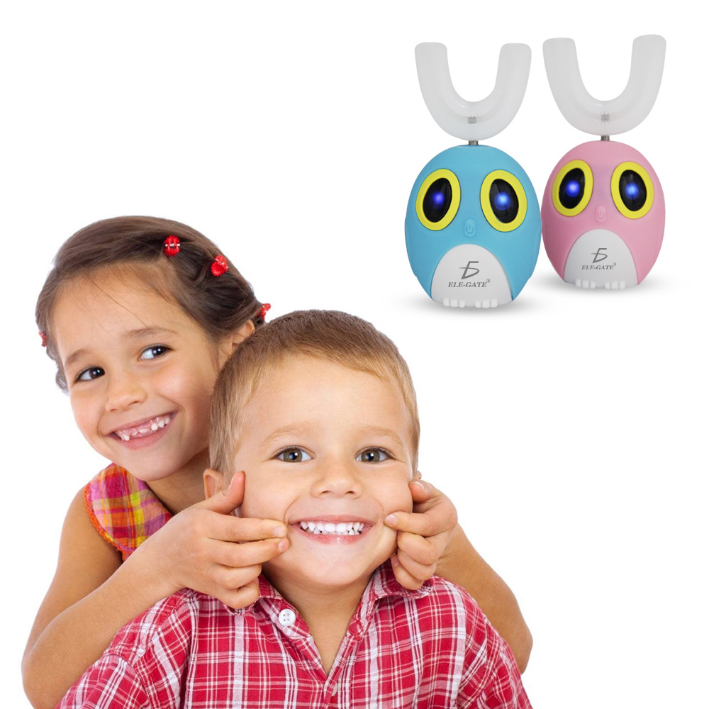 Cepillo de Dientes Electrónico en Forma de U para Niños