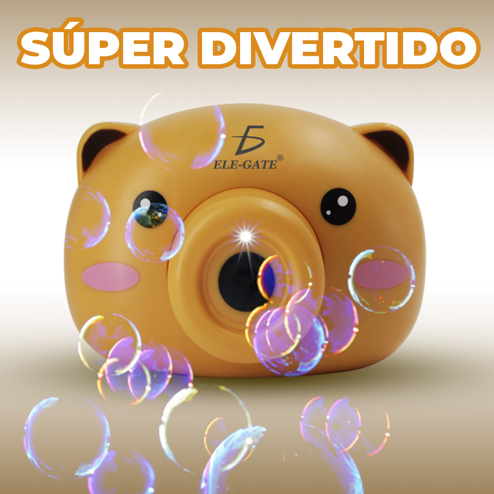 Máquina de Burbujas Automática en Forma de Cámara Osito