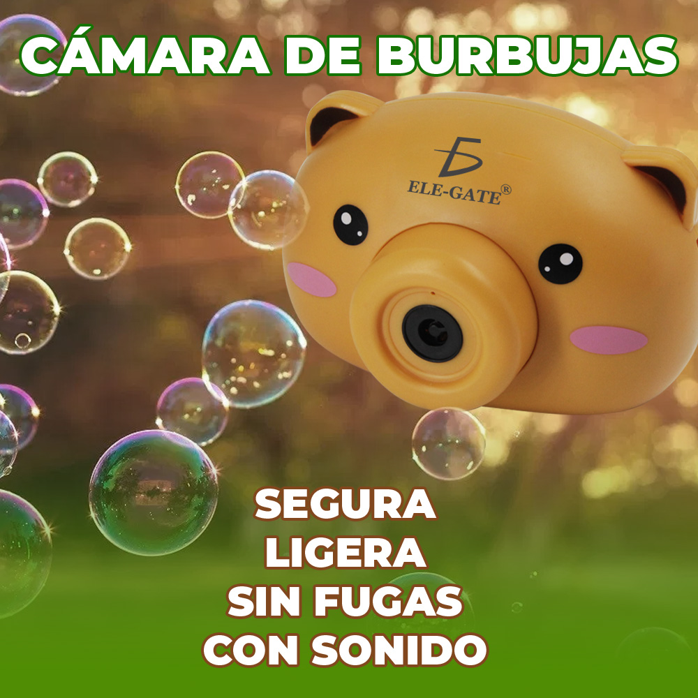 Máquina de Burbujas Automática en Forma de Cámara Osito