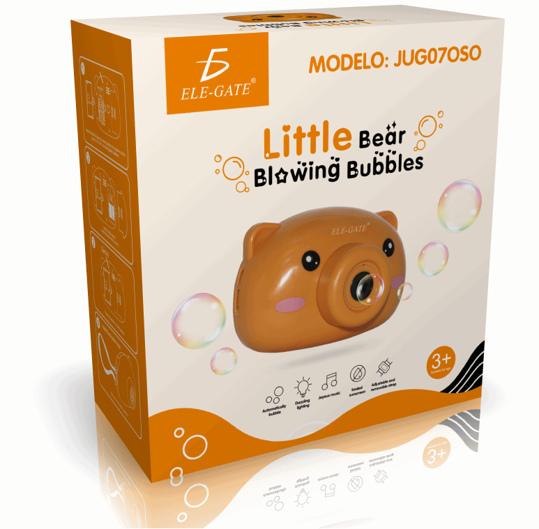 Máquina de Burbujas Automática en Forma de Cámara Osito