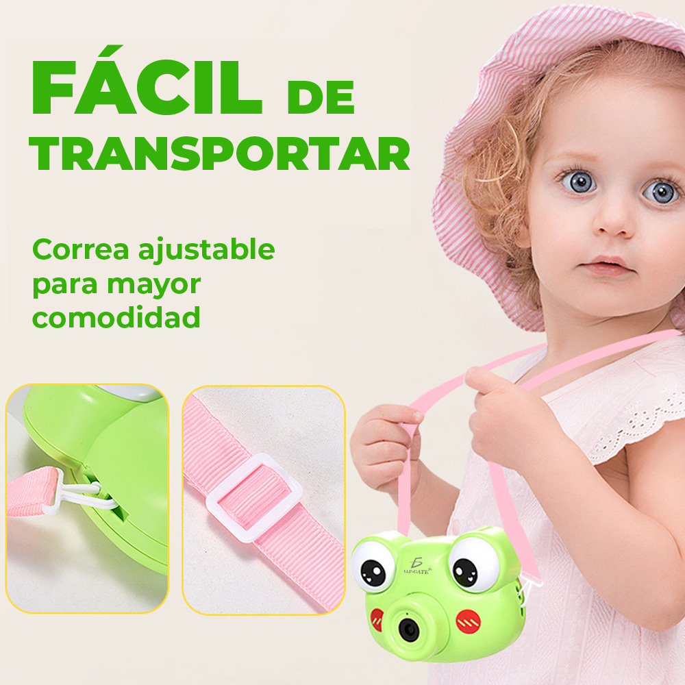 Maquina De Burbujas Automatica Cerdito Forma De Camara