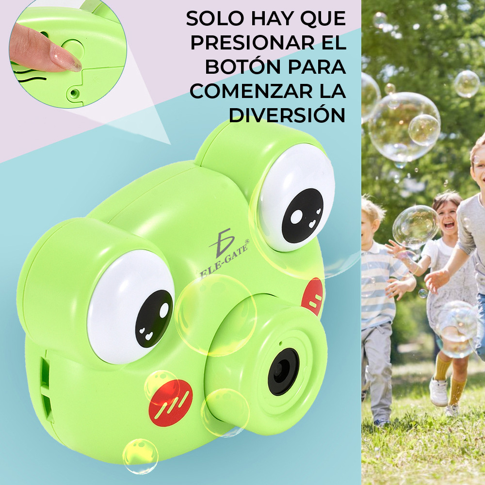 Maquina De Burbujas Automatica Cerdito Forma De Camara