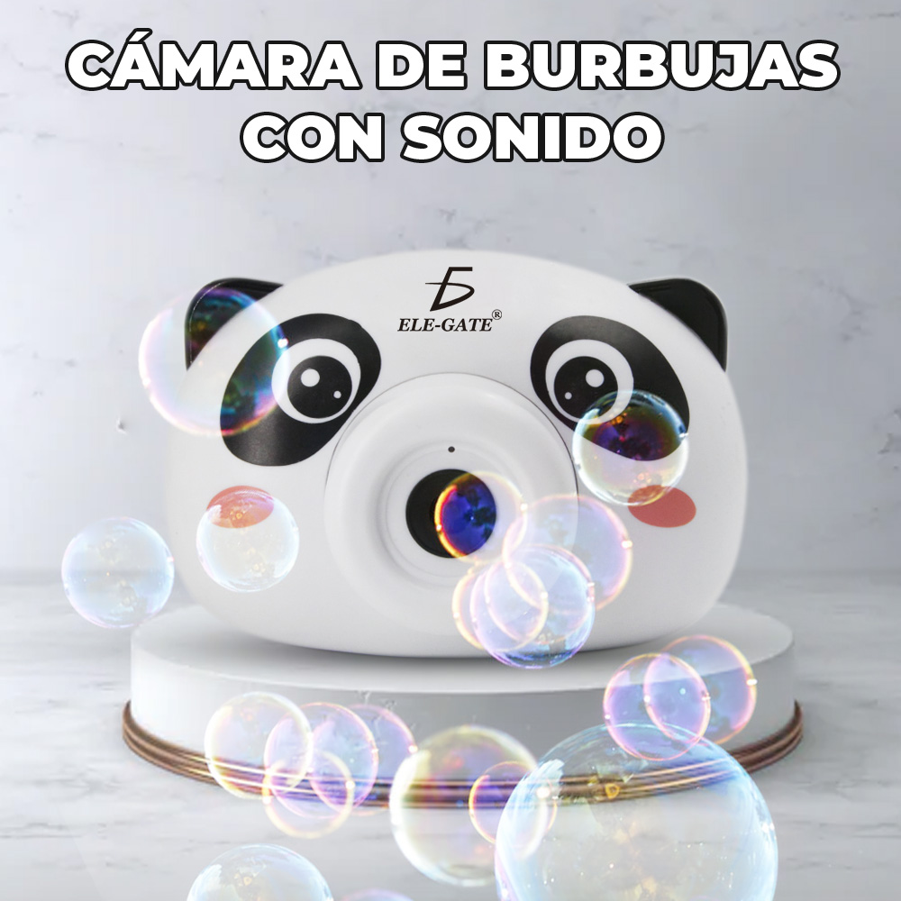 Máquina de Burbujas Automática en Forma de Cámara Panda 