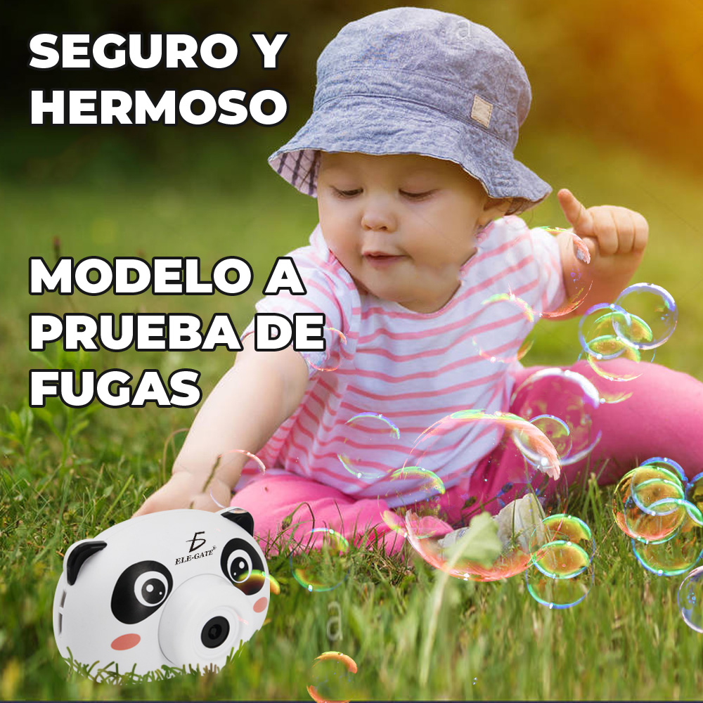 Máquina de Burbujas Automática en Forma de Cámara Panda 