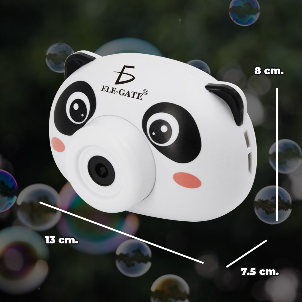 Máquina de Burbujas Automática en Forma de Cámara Panda