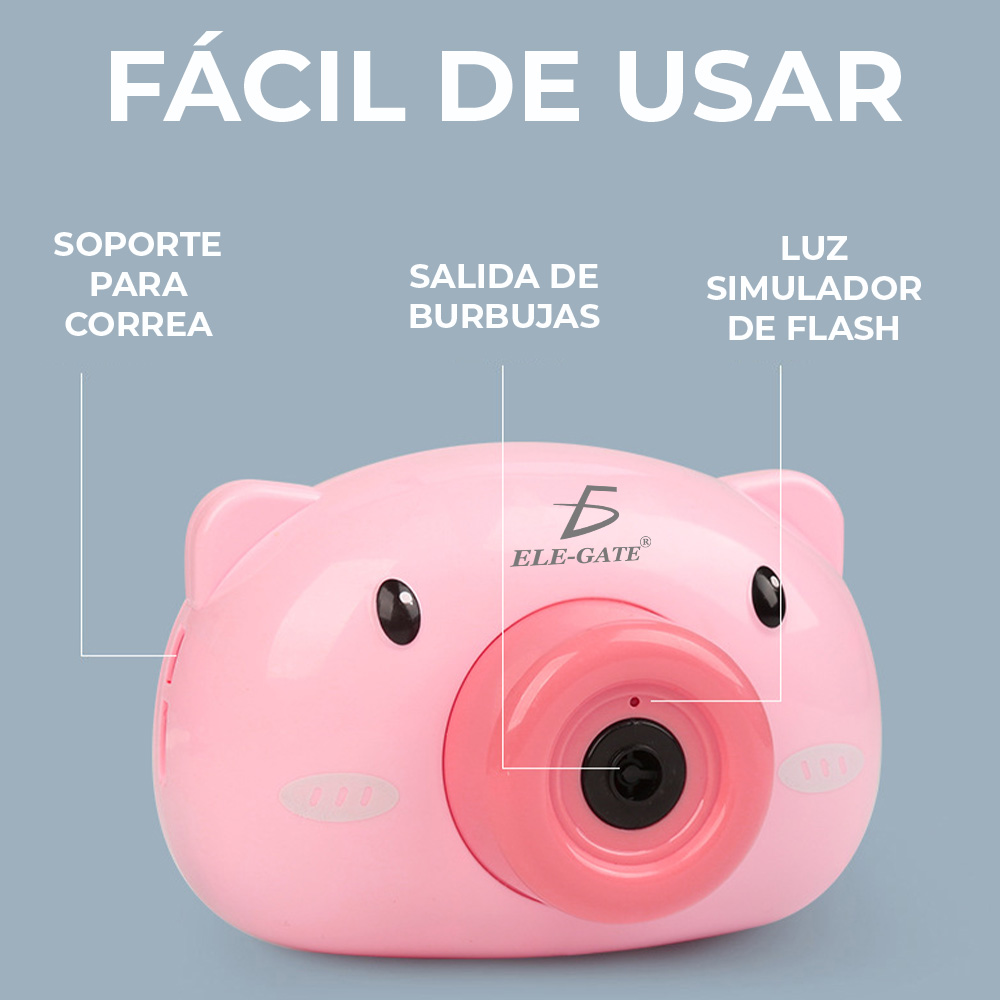 Máquina de Burbujas Automática en Forma de Cámara Puerquito