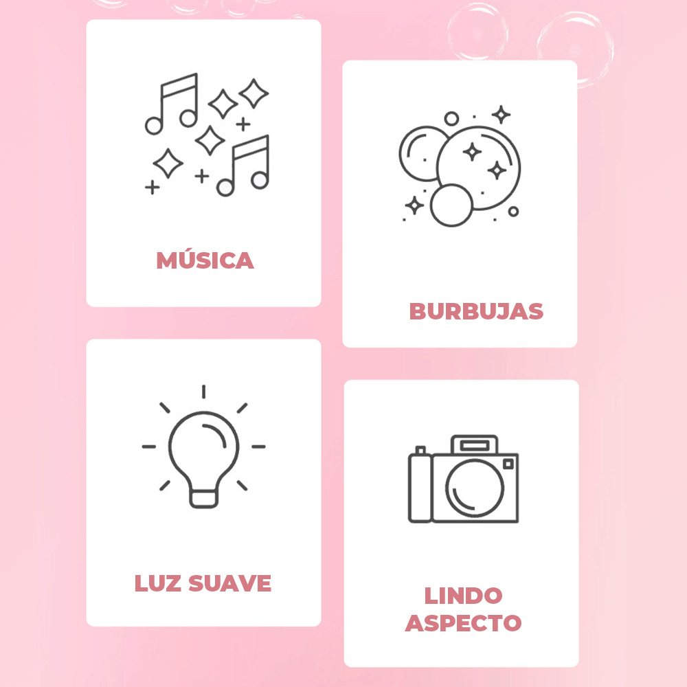 Máquina de Burbujas Automática en Forma de Cámara Puerquito