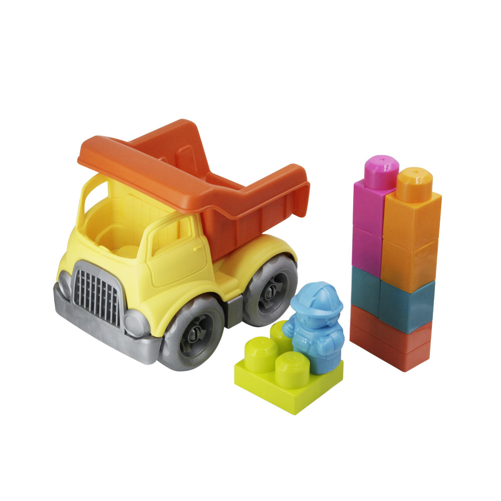 Juguete Para Niño Carrito de Carga con Bloques Educativo