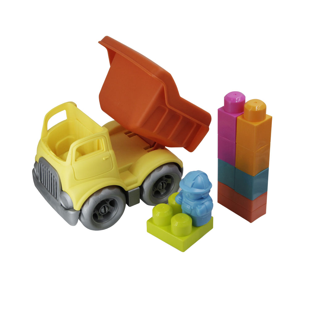 Juguete Para Niño Carrito de Carga con Bloques Educativo