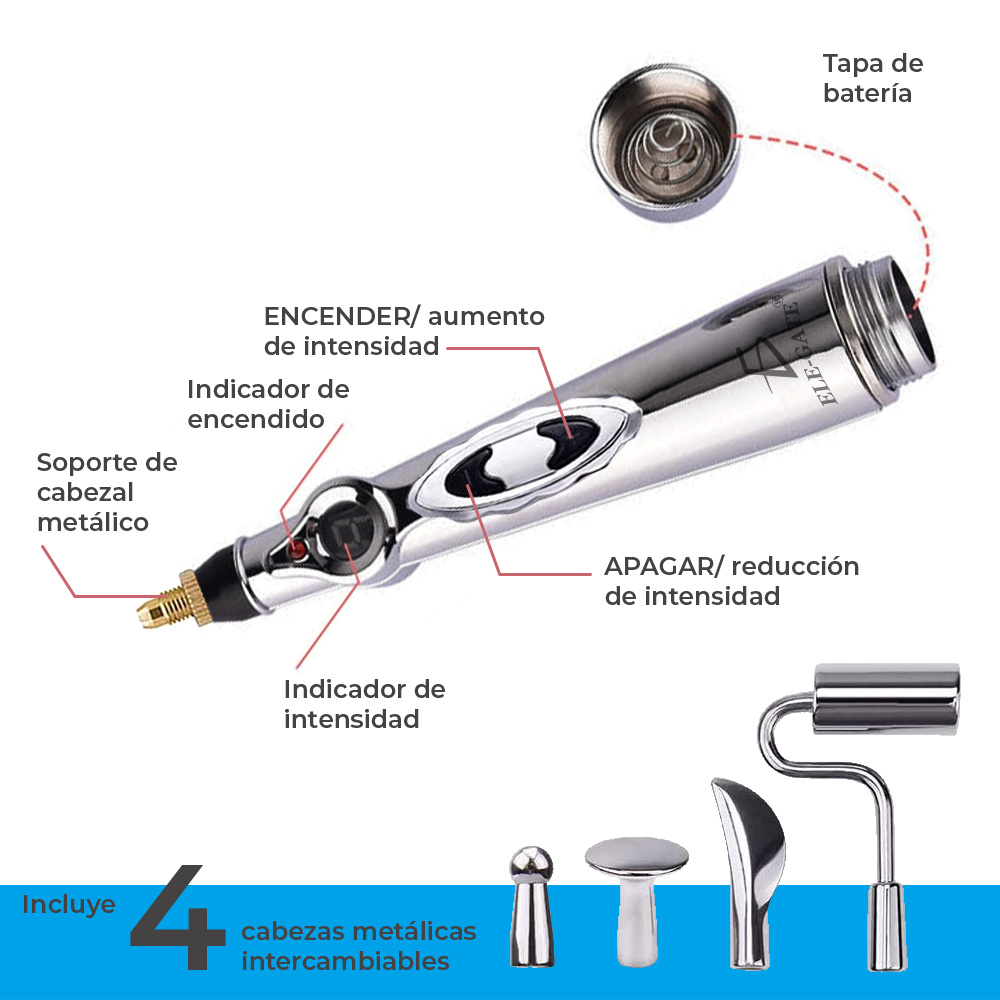Pluma Electro Acupuntura Estimulación Fisioterapia
