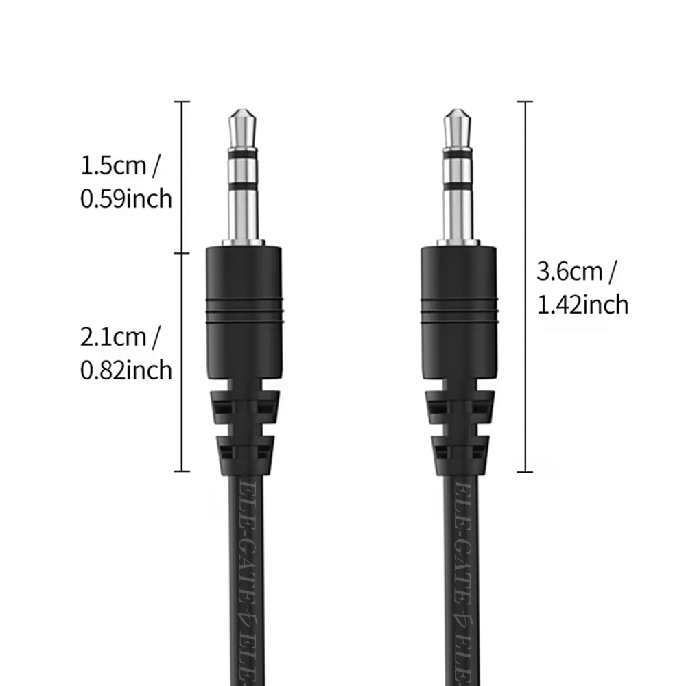 Cable Auxiliar 3.5mm Jack Audio 1 Metro Macho a Macho - Image 4