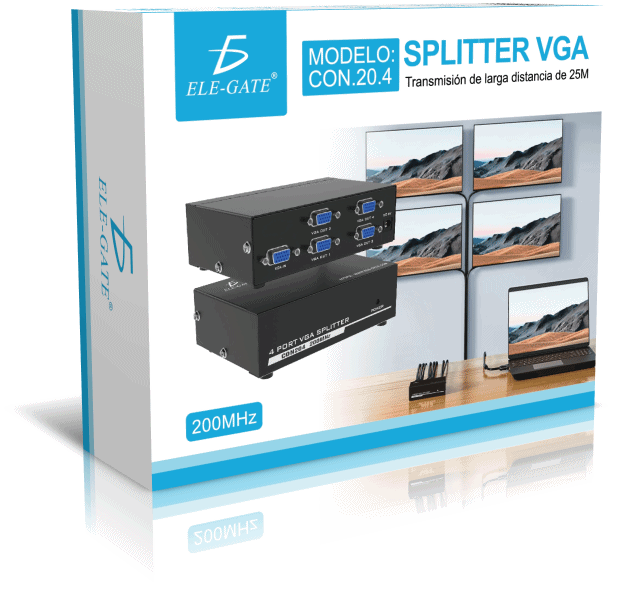 Splitter Vga 1×4 Para Monitor HD 1920X1080 - Image 5