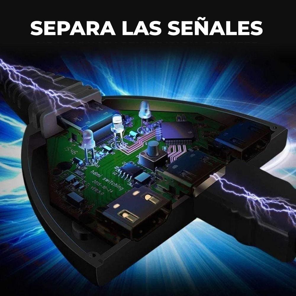 Hdmi Switcher 4k 3 Entradas 1 Salida Selector Connector