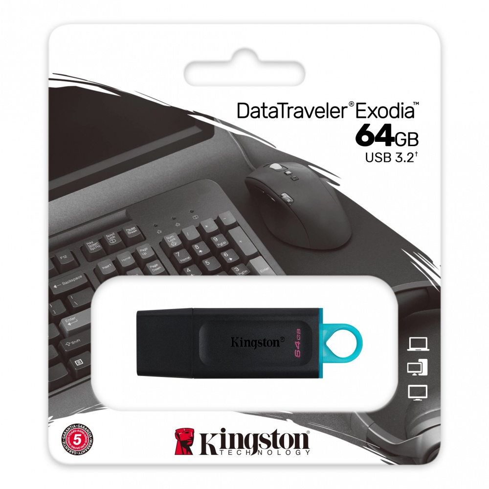 Memoria USB Kingston DataTraveler DTX 64GB USB 3.2