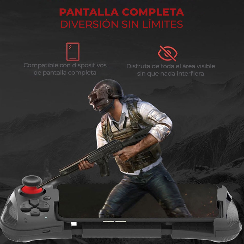 Control Celular Gamepad Bluetooth inalámbrico Joystick Android IOS Con capa protectora