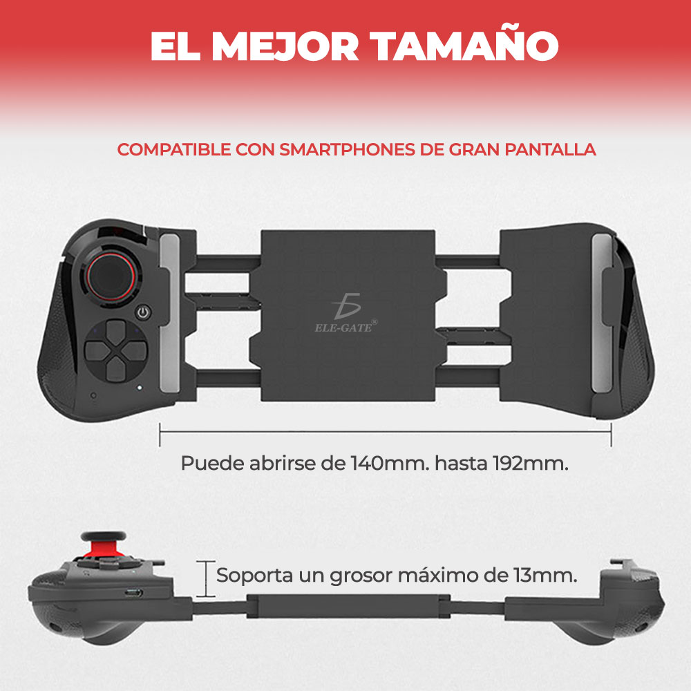 Control Celular Gamepad Bluetooth inalámbrico Joystick Android IOS Con capa protectora