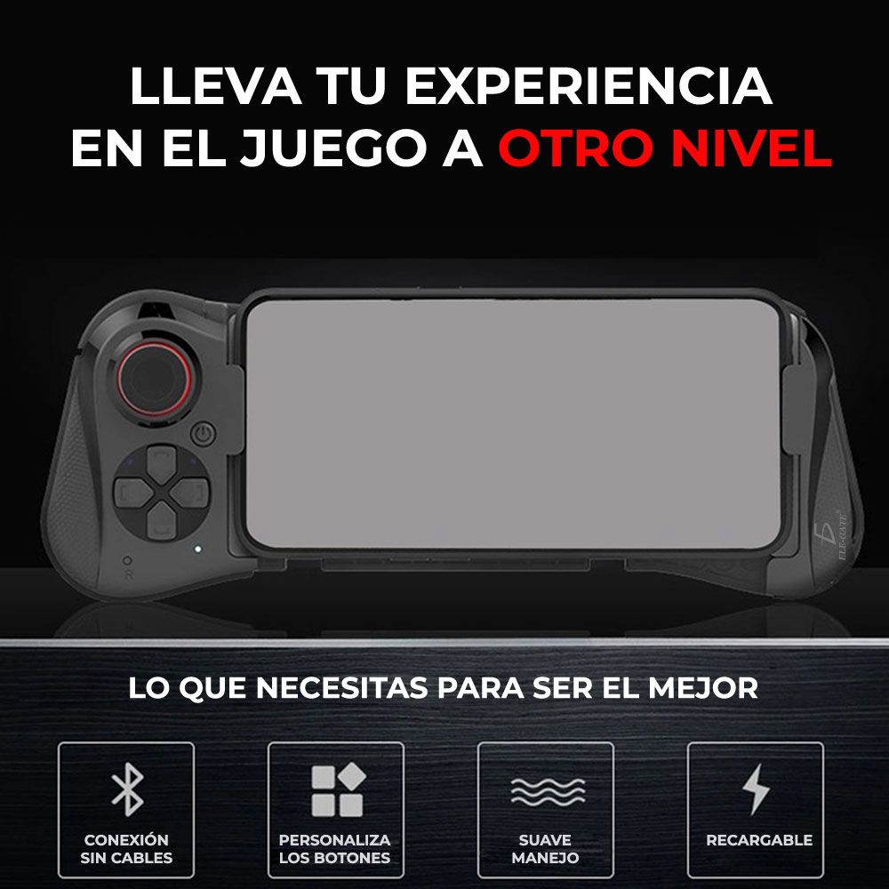 Control Celular Gamepad Bluetooth inalámbrico Joystick Android IOS Con capa protectora