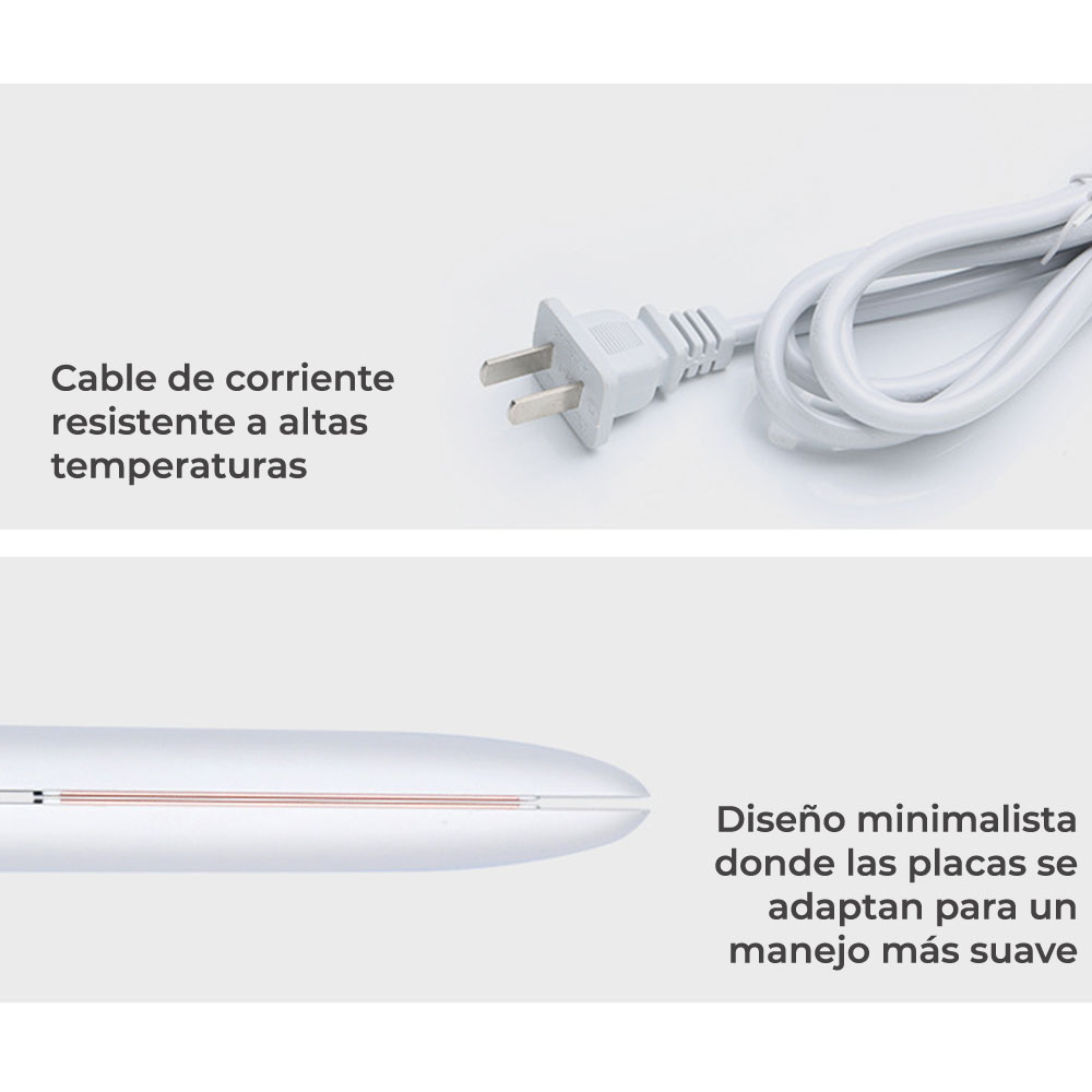 Plancha Para Cabello 2 En 1 Alisadora Y Rizadora