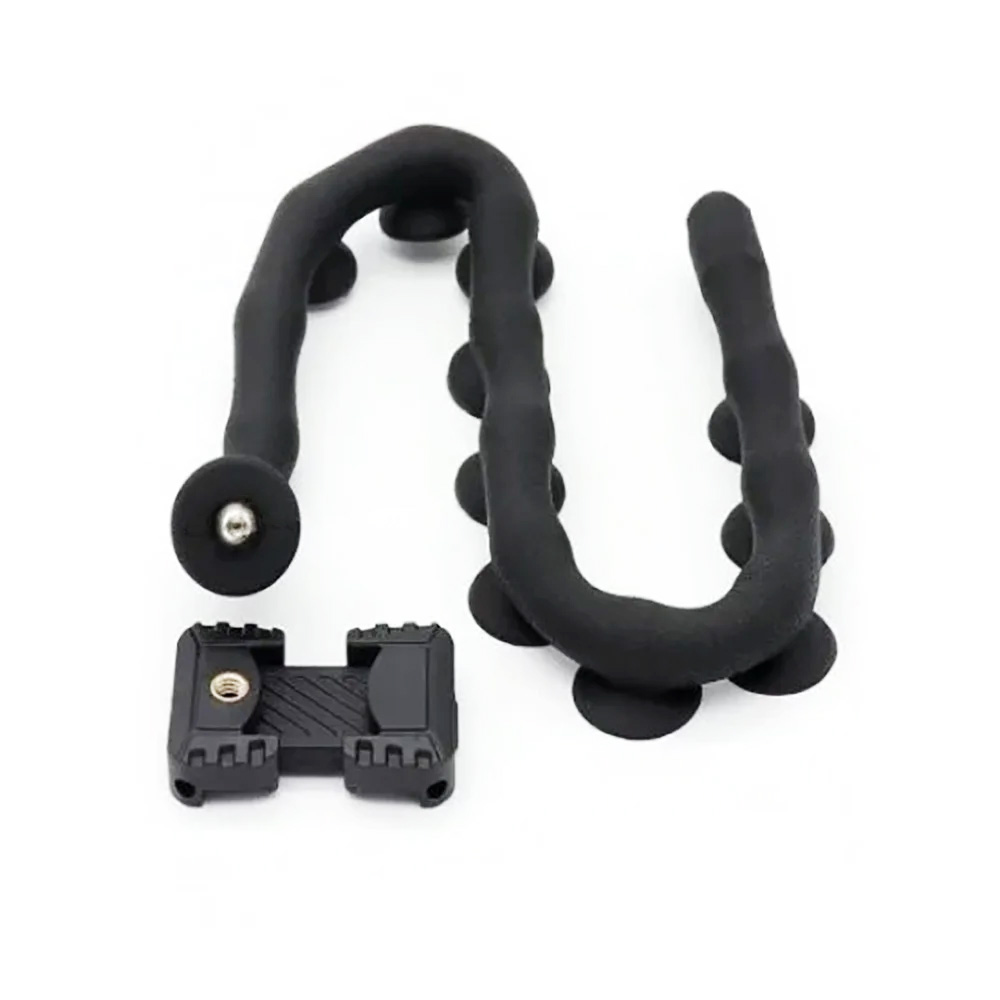 Soporte Flexible Para Celular Con Ventosas de Succión en forma de gusanito