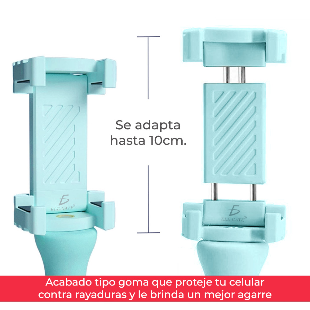 Soporte Flexible Para Celular Con Ventosas de Succión en forma de gusanito