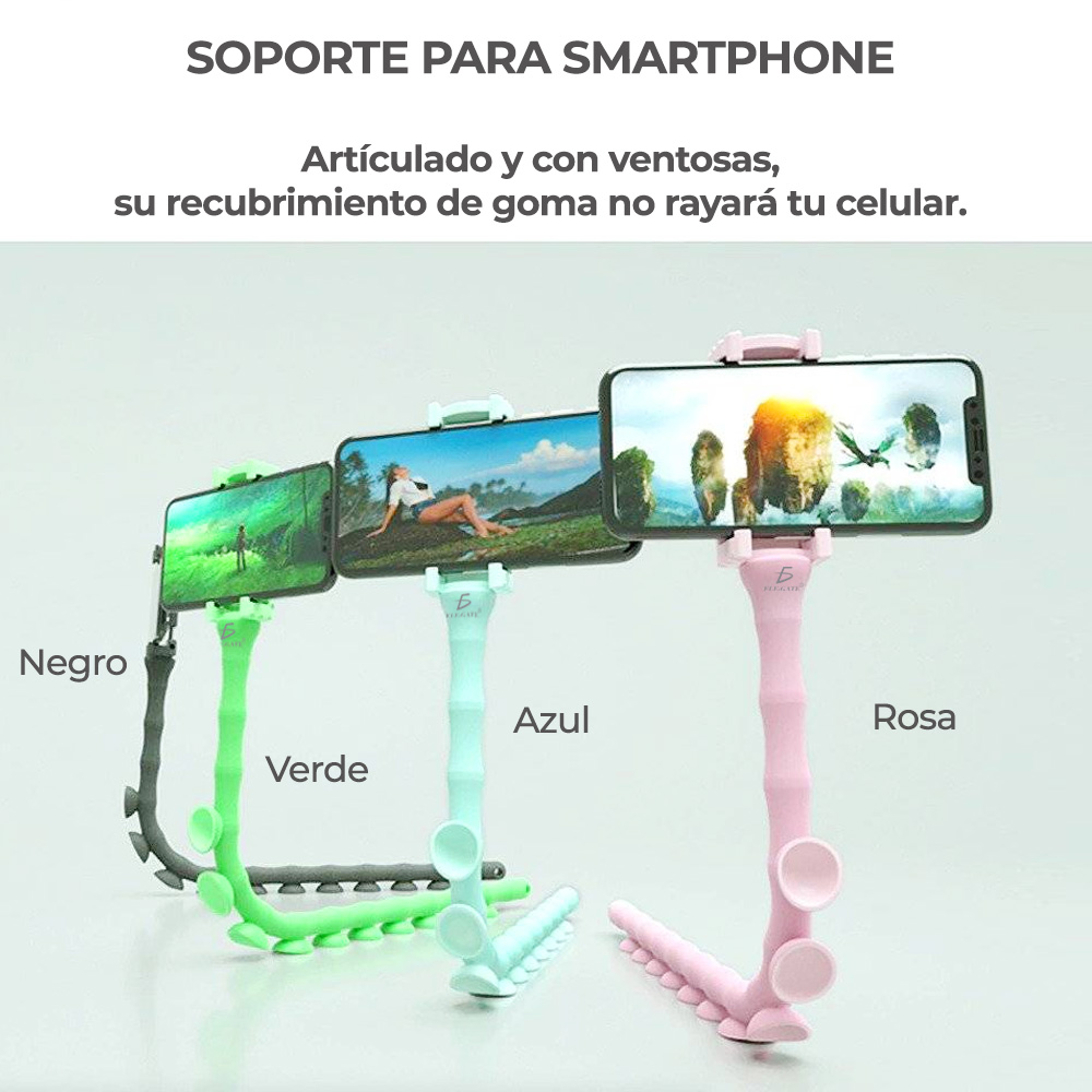 Soporte De Ventosa Para Teléfono Móvil Con Forma De Orugas