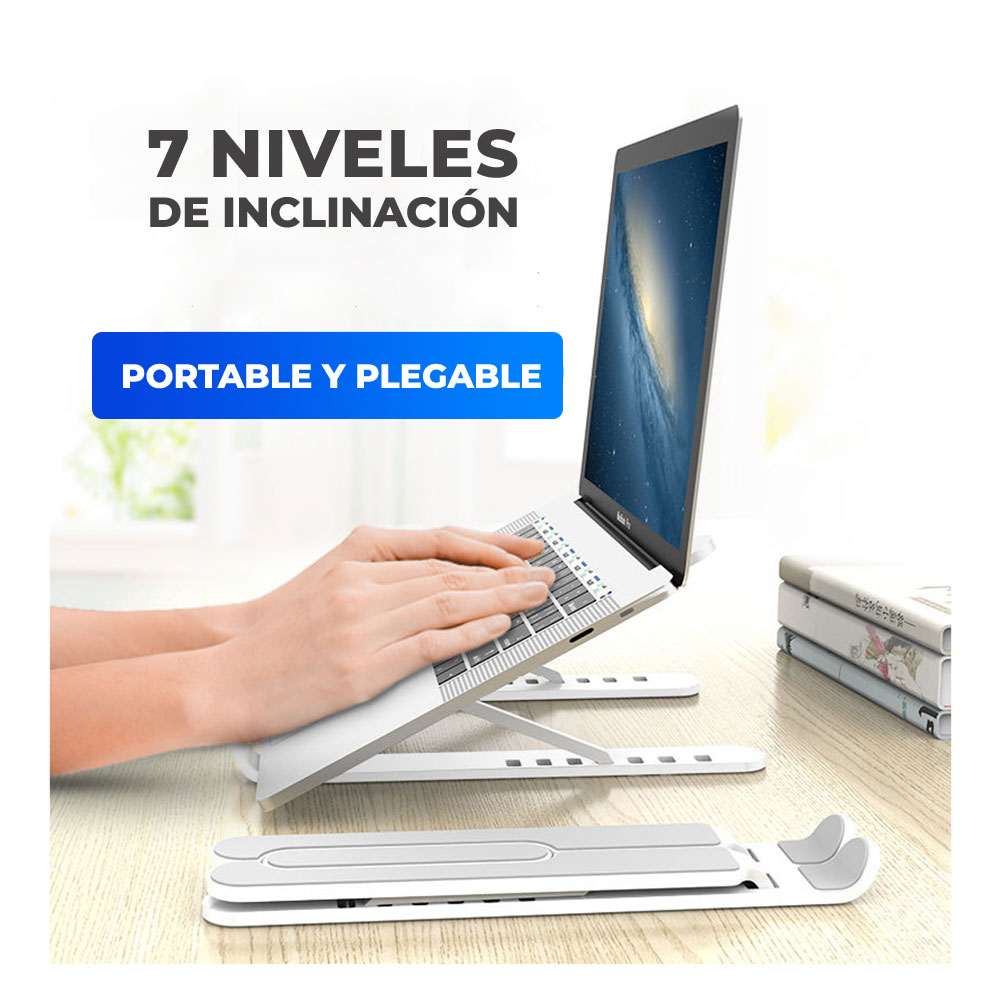 Base Soporte Para Laptop Plegable Portátil Y Ajustable