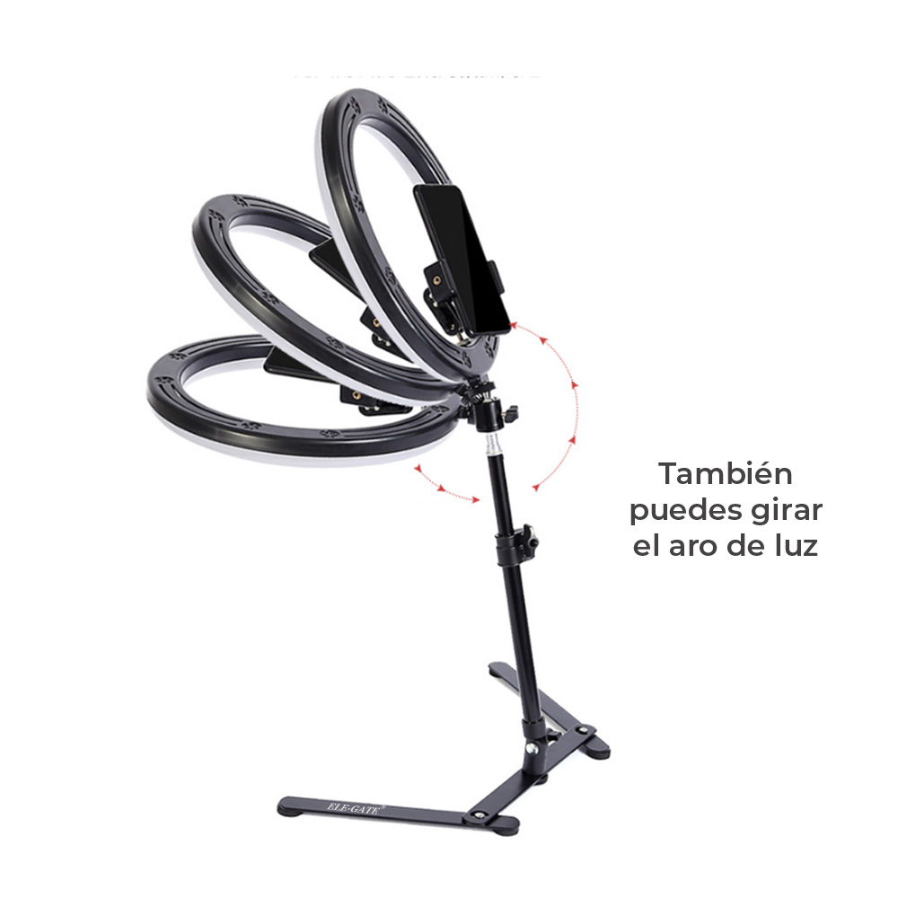 Lampara Aro Luz Led Foto Video Maquillaje Incluye Tripié