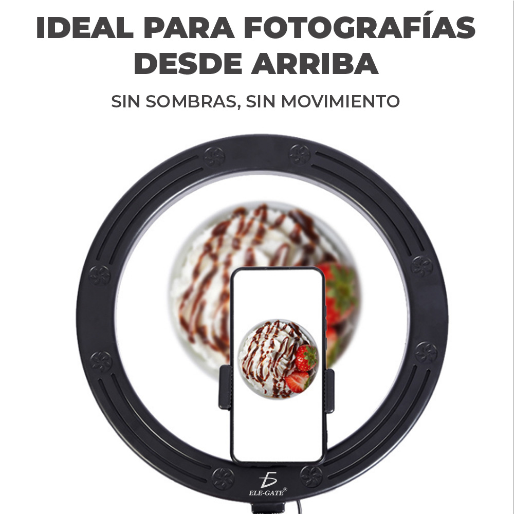 Lampara Aro Luz Led Foto Video Maquillaje Incluye Tripié