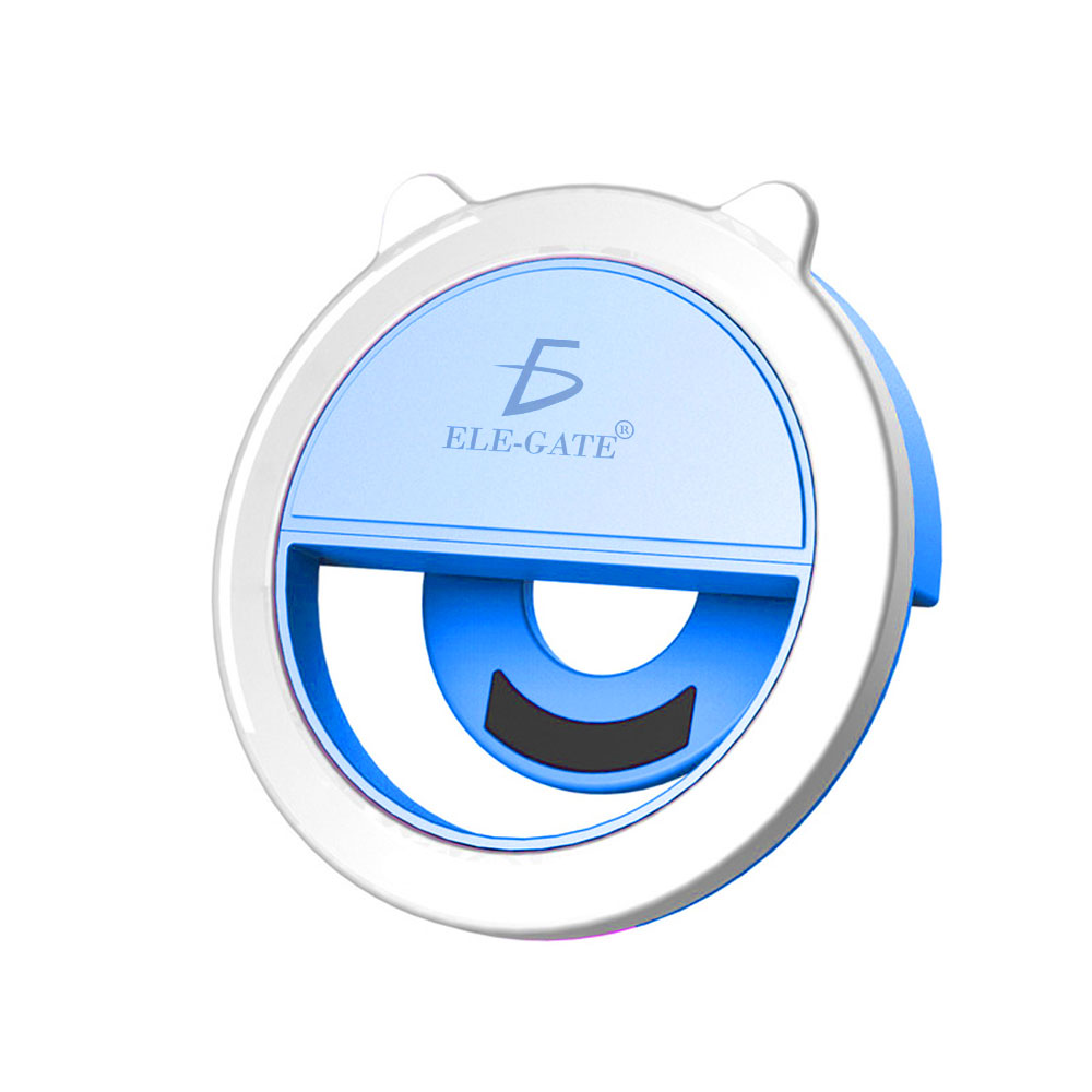 Aro Luz Led Selfie Para Celular De Clip Recargable