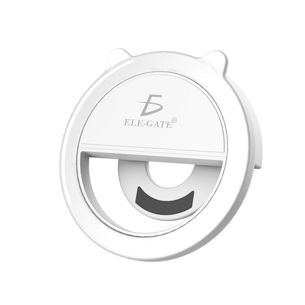 Aro Luz Led Selfie Para Celular De Clip Recargable