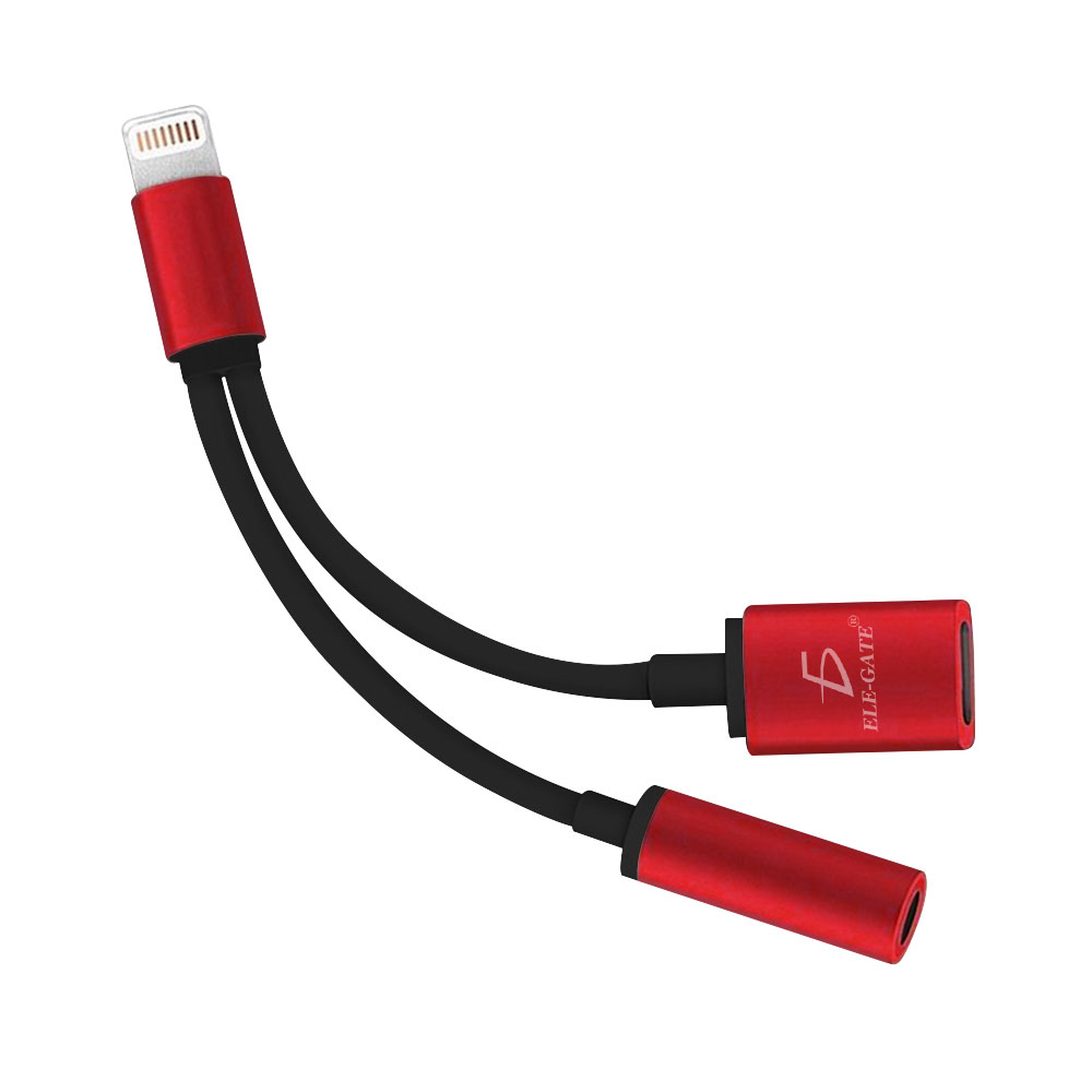 Adaptador iPhone Lightning 3.5mm Auxiliar Audífonos Y Carga
