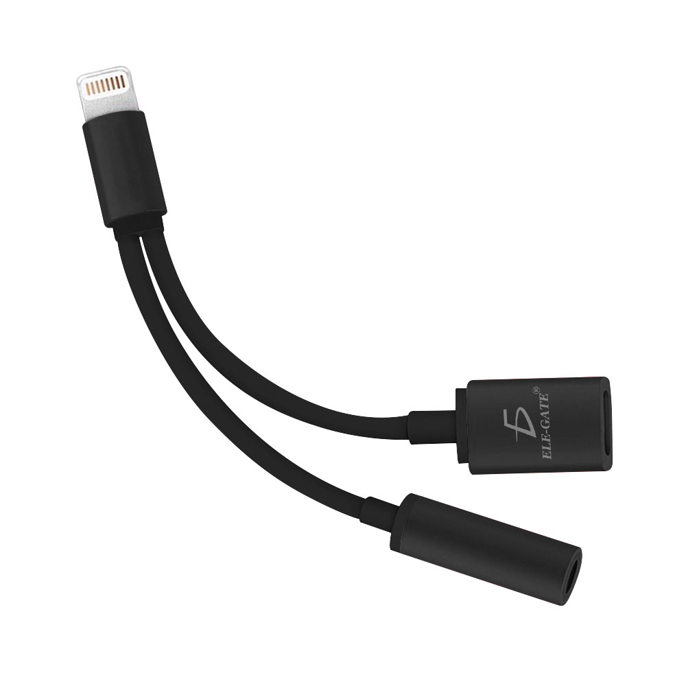 Adaptador iPhone Lightning 3.5mm Auxiliar Audífonos Y Carga