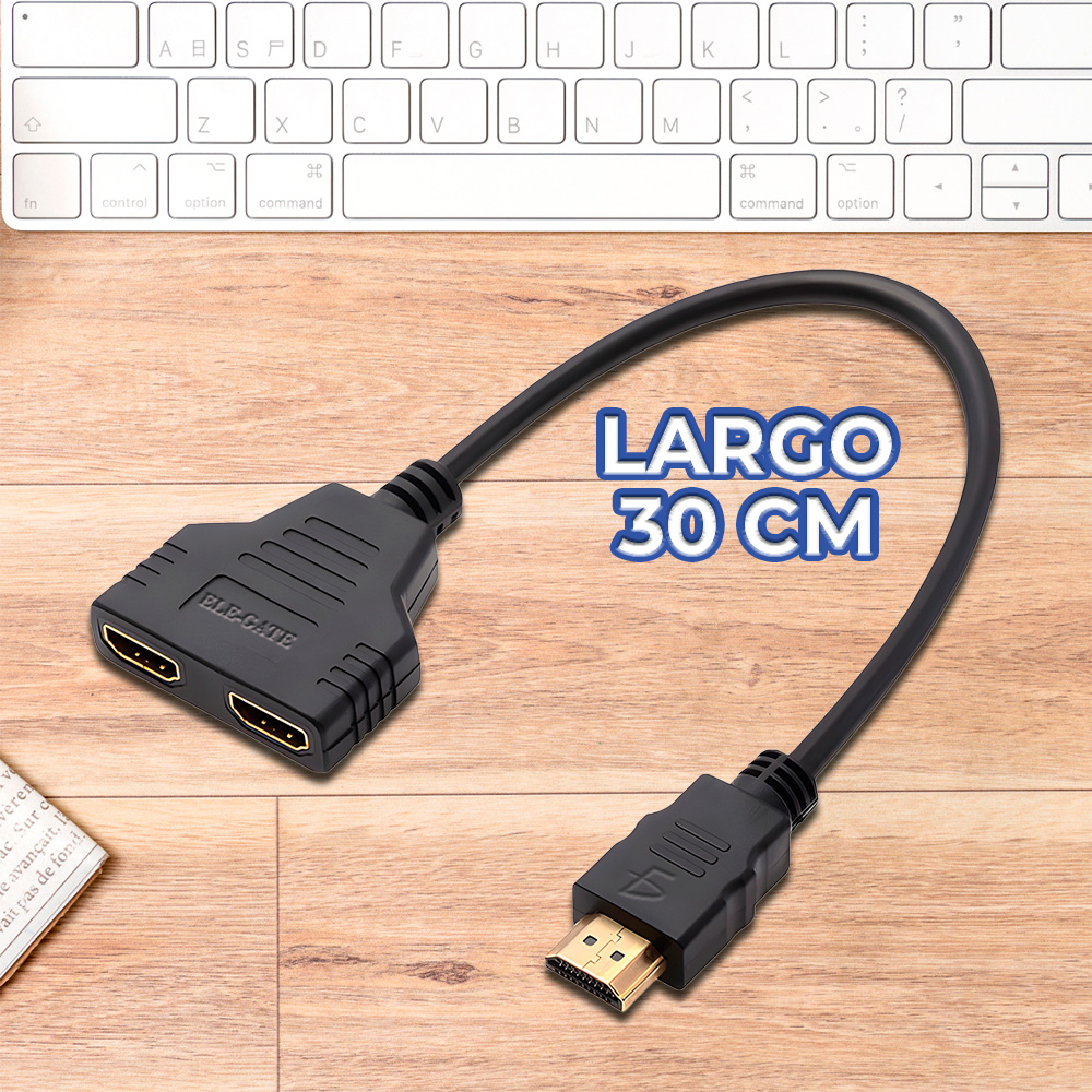 Cable Y Splitter Divisor Hdmi 1 Entrada A 2 Salidas Full Hd - Image 4