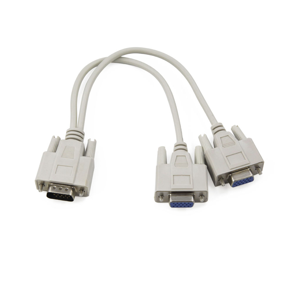Cable Divisor Vga Video Splitter 2 Monitores A La Vez