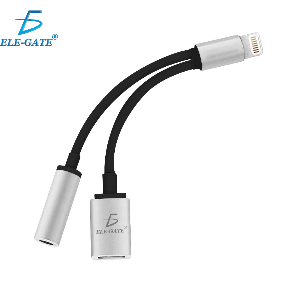 Adaptador iPhone Lightning 3.5 Auxiliar Audífonos Y Carga