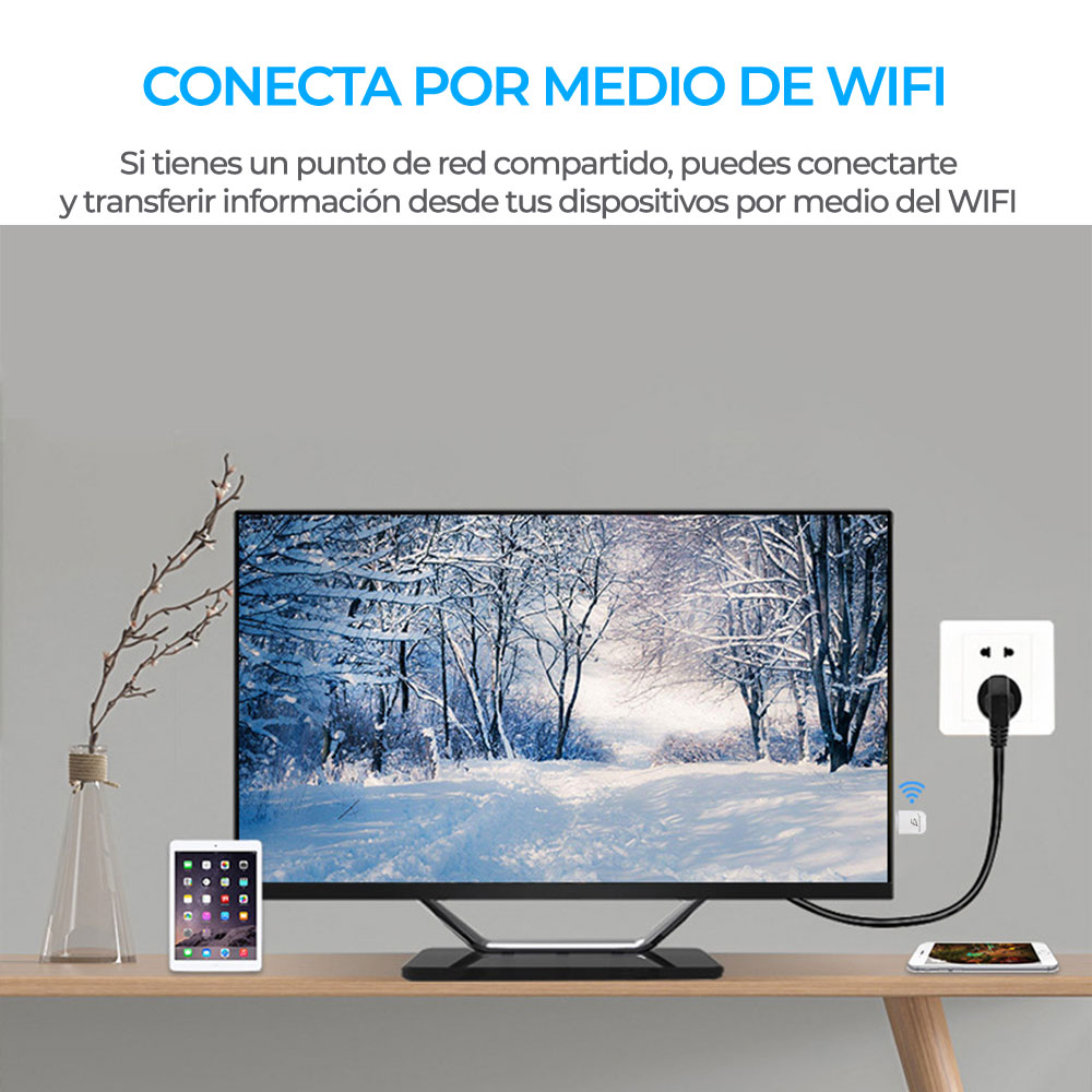 Mini Adaptador USB Wifi Inalámbrico 5G Y Bluetooth 2 En 1