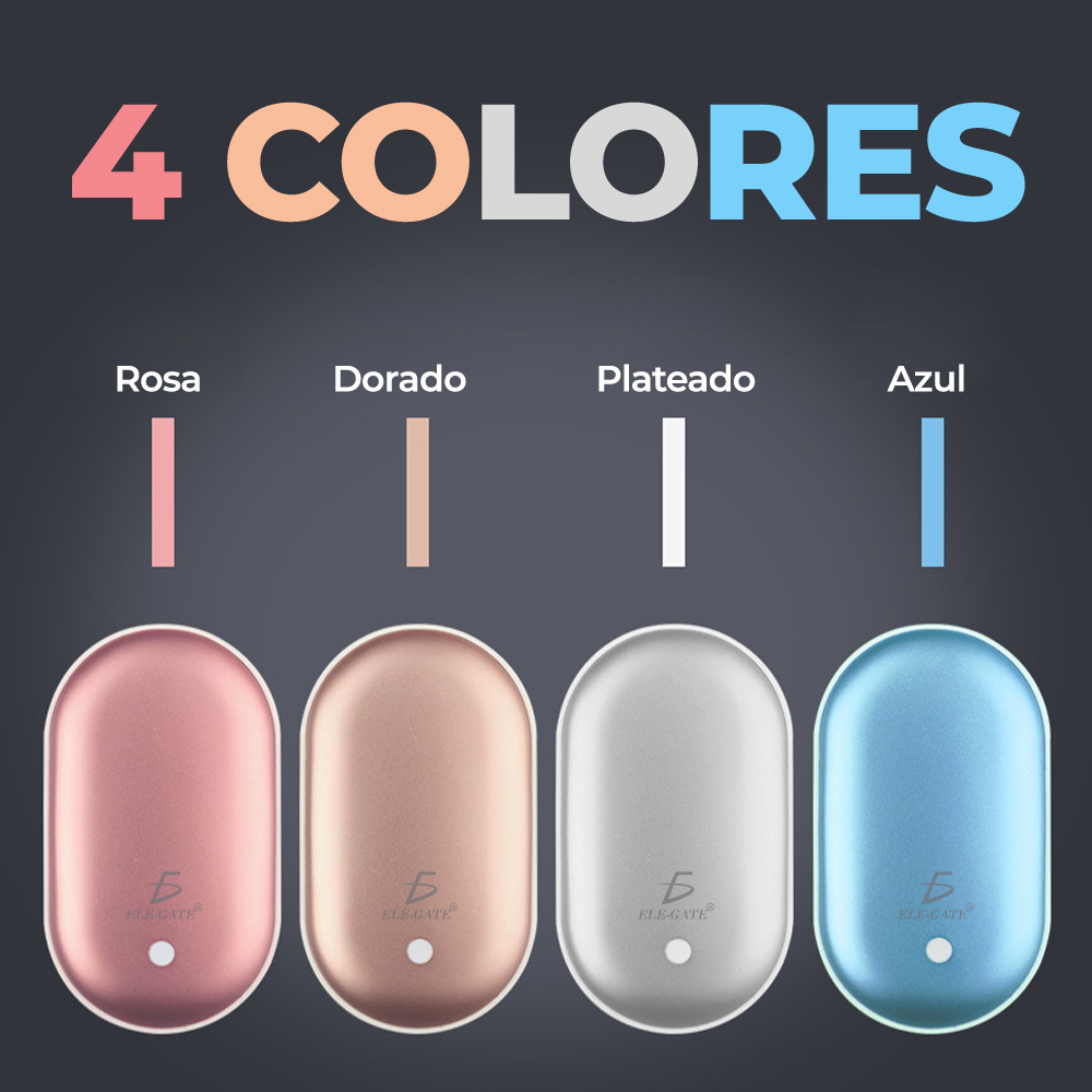 Calentador De Manos Con PowerBank Pila Recagable