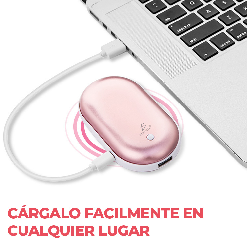 Calentador De Manos Con PowerBank Pila Recagable