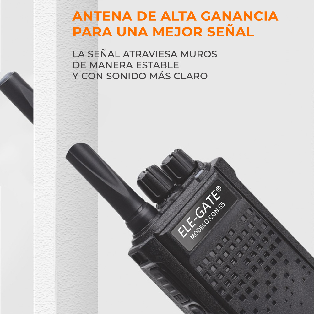 Radios FM Walkie Talkie Con Audifonos 5-7km