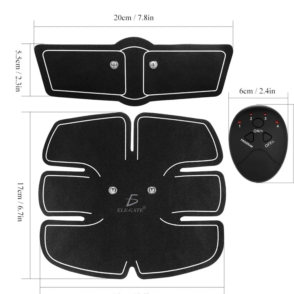 Parche Inteligente Músculo Abdominal Brazo Pierna Fitness