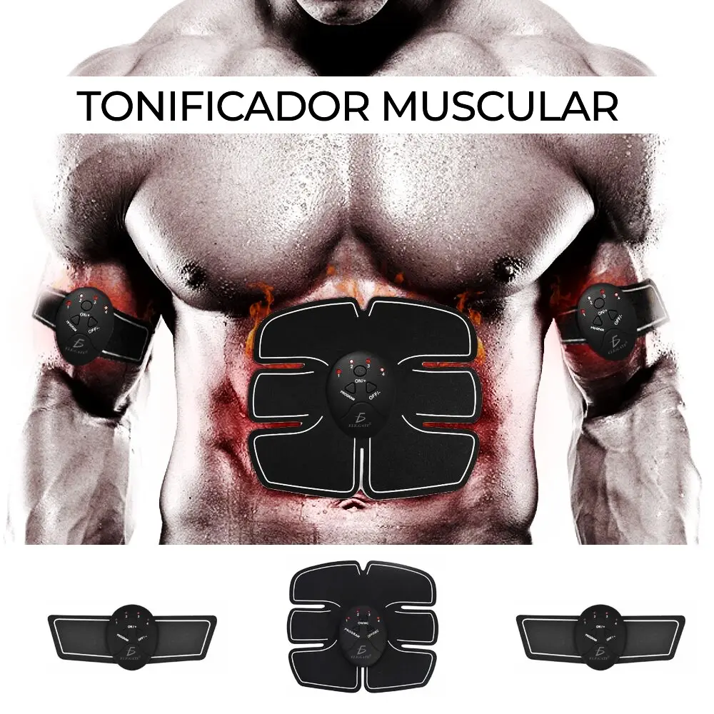 Parche Inteligente Músculo Abdominal Brazo Pierna Fitness