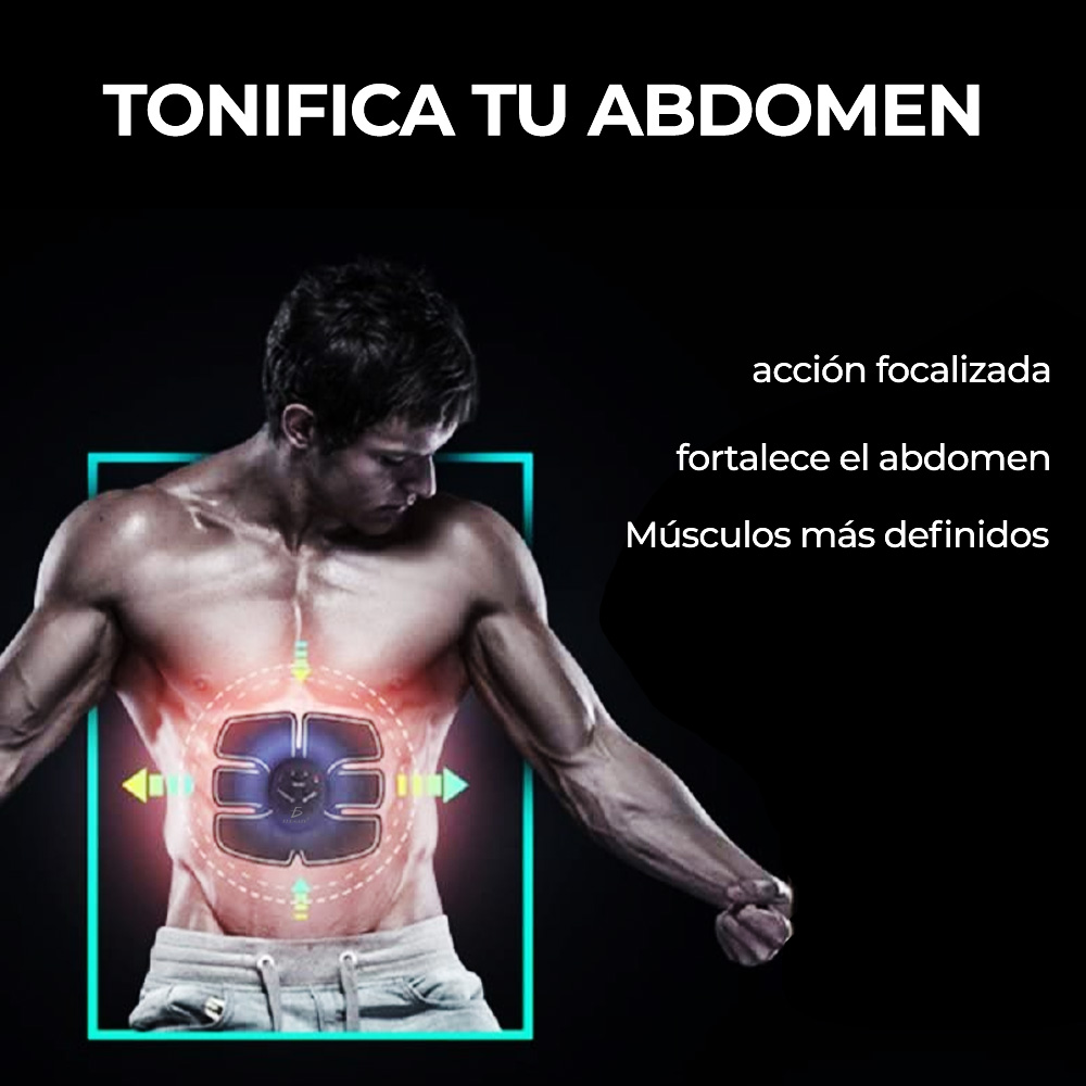 Parche Inteligente Músculo Abdominal Brazo Pierna Fitness