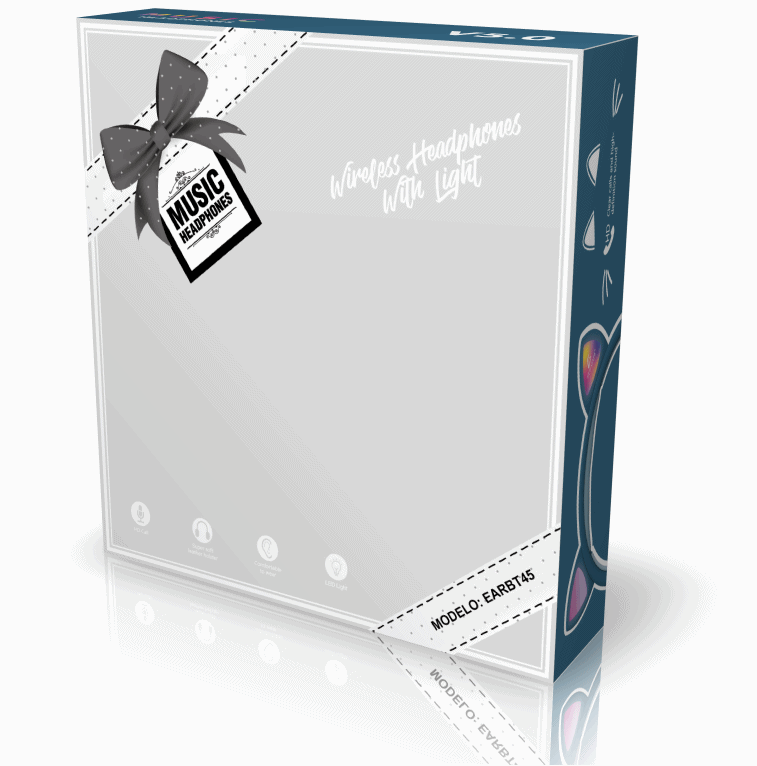 Audifonos Bluetooth Con Orejas de Gato Fidelidad De Sonido 5 Colores - Image 11